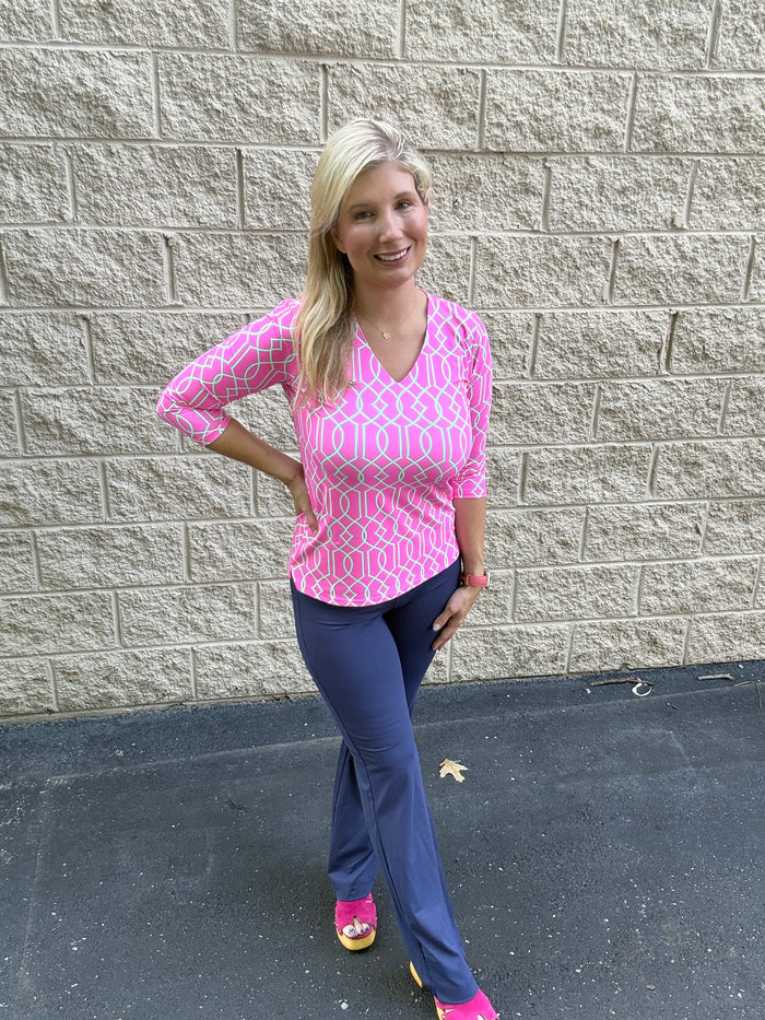 Lulu B Navy Palazzo Pant