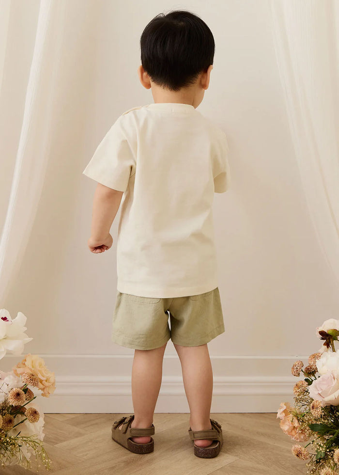 Ali Linen Short - Lichen