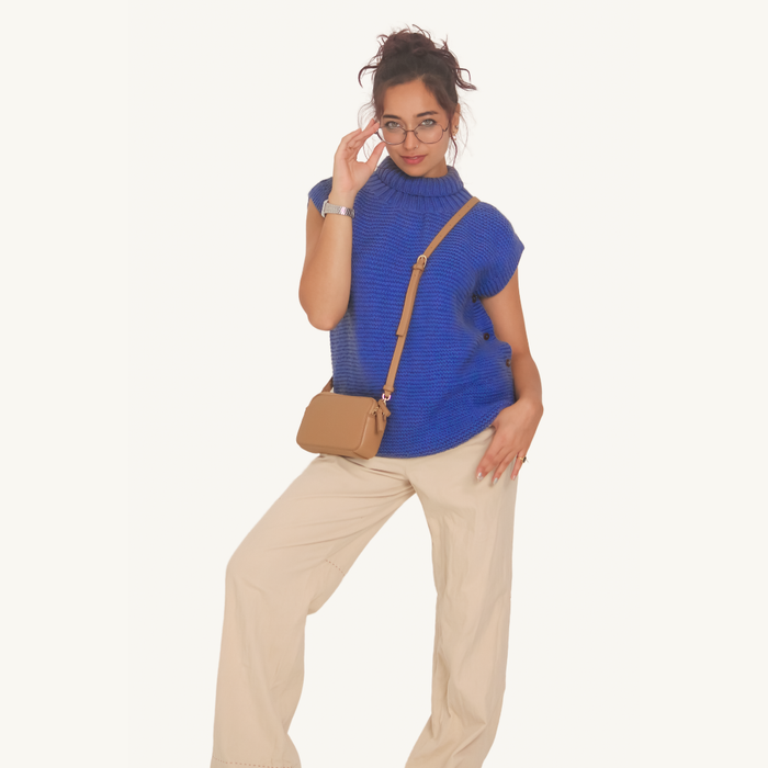 Ame Pullover – Cozy, Handknitted Wool for Modern Women - Mojopanda Organic Store