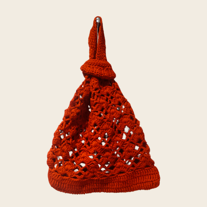Blair Knot Bag - Ecofriendly Handknitted Crochet Bag for Women - Mojopanda Organic Store