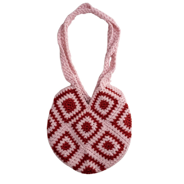 Cotton Crochet Bag –Multi-Colo- Eco-Friendly & Stylish - Mojopanda Organic Store