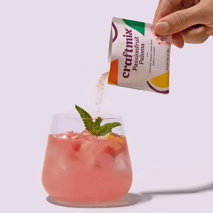 Craftmix - Passionfruit Paloma Cocktail Mixer - 6 Servings Multipack