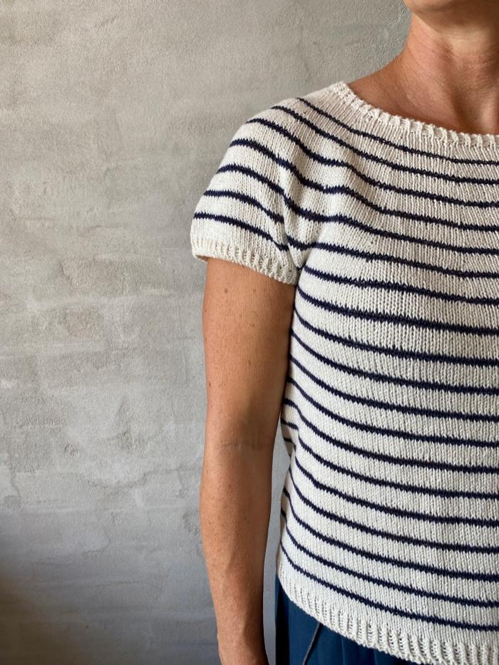 Esther's Striped Summer Top, No 21 + No 13 Knitting kits Önling - Katrine Hannibal