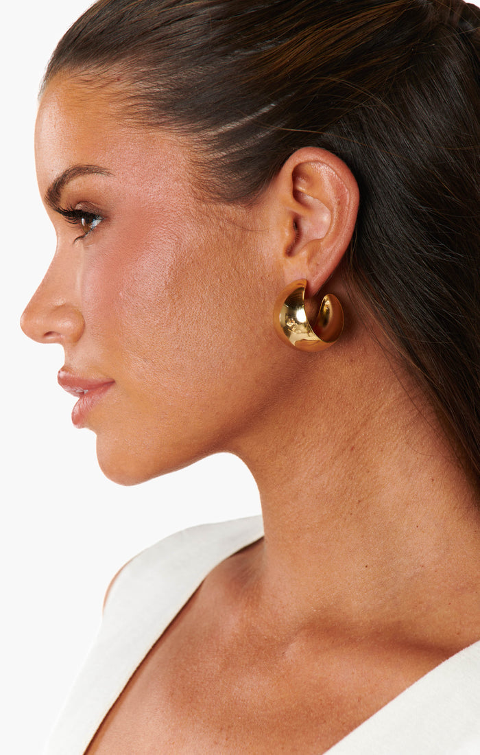 Faithy Jewels Large Lucy Hoop Earrings