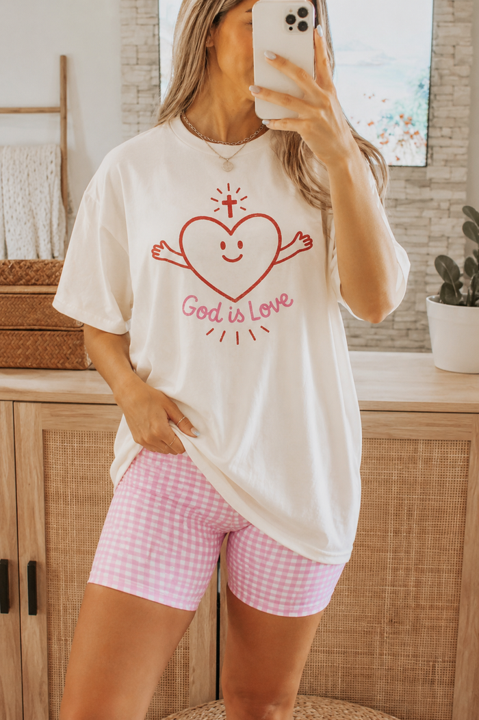God Is Love Oversized Tee