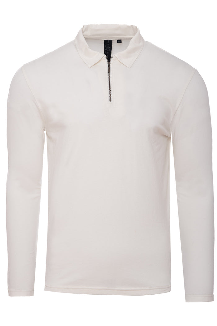 Half-Zip Knitted Polo