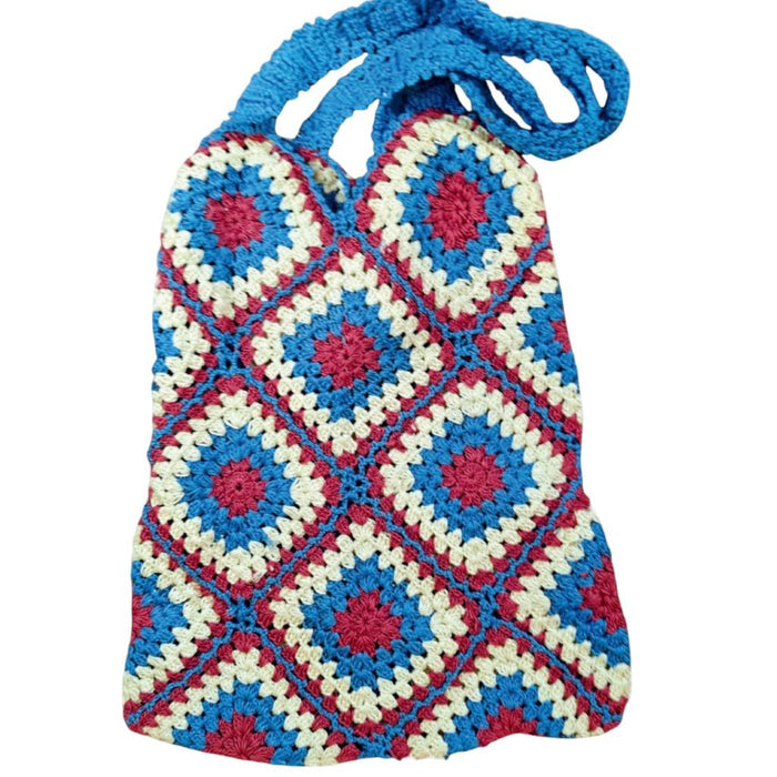 Hand Crochet Cotton Tote Bag | Eco-Friendly | Stylish Everyday Carry Bag
