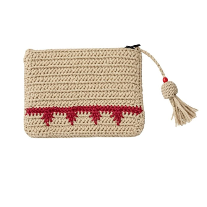 Handmade Raffia Pouch Bag | Eco-Friendly Mini Utility Bag - Mojopanda Organic Store