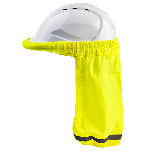 Hard Hat Neck Sun Shade Fluro Yellow