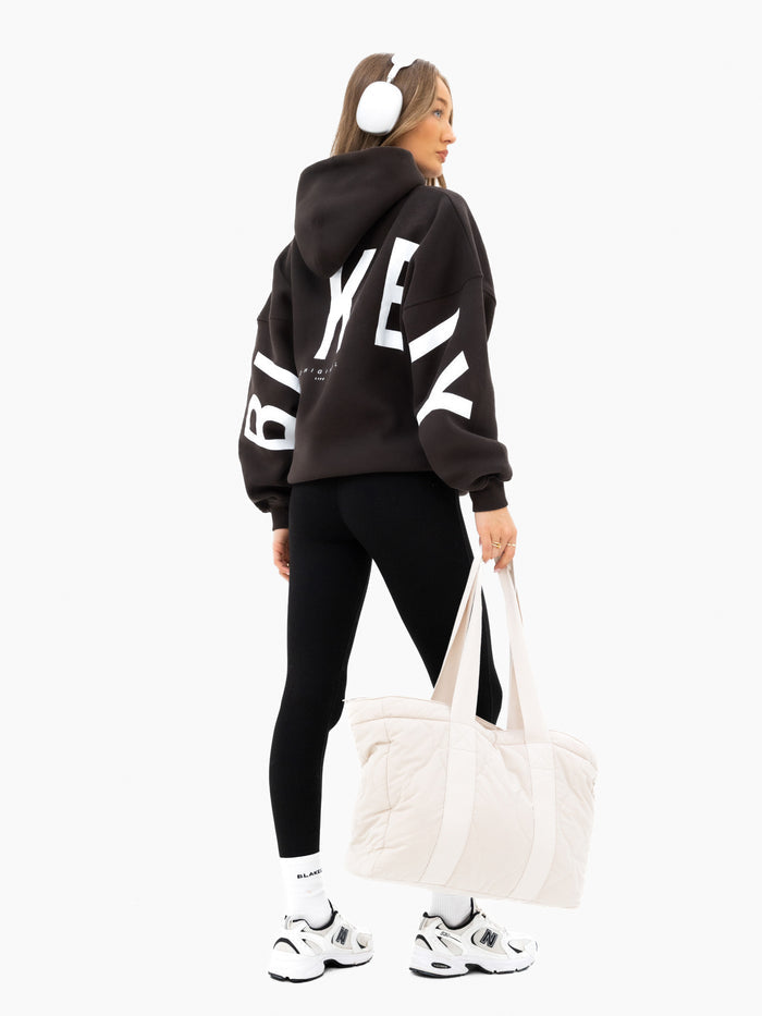 Isabel Oversized Hoodie - Deep Brown