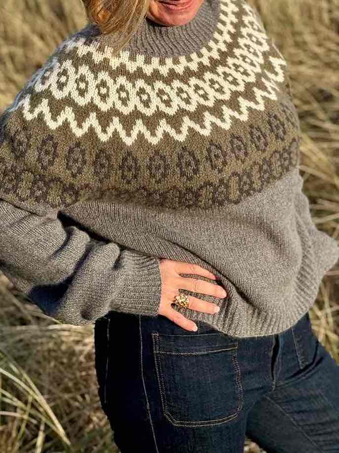 Isling Icelandic sweater by Önling, knitting pattern