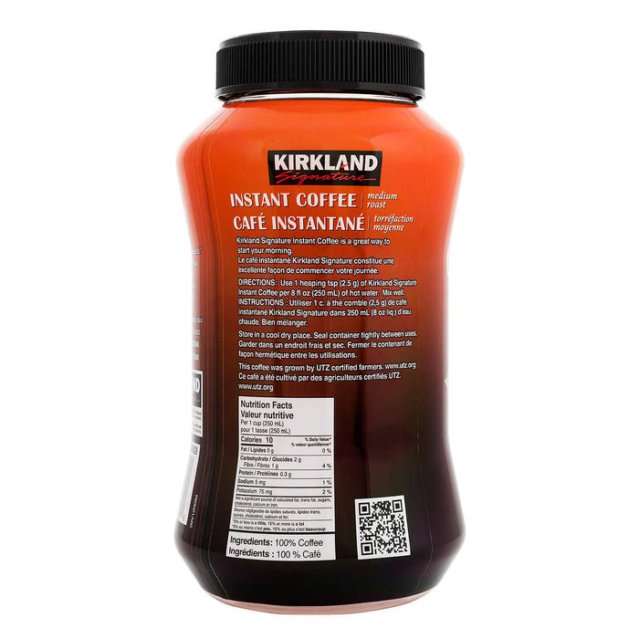 Kirkland Signature Instant Coffee: Medium Roast | 100% Responsibly Sourced | 180 Cups