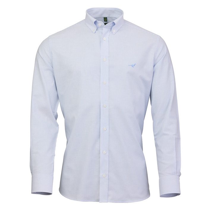 Laksen Pin Oxford Stretch Shirt