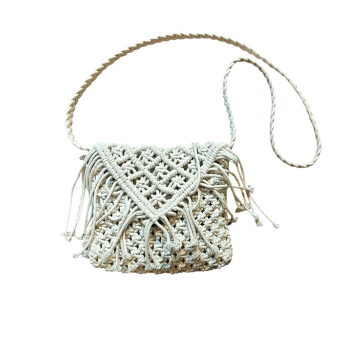 Macrame Cotton Sling bag - Mojopanda Organic Store