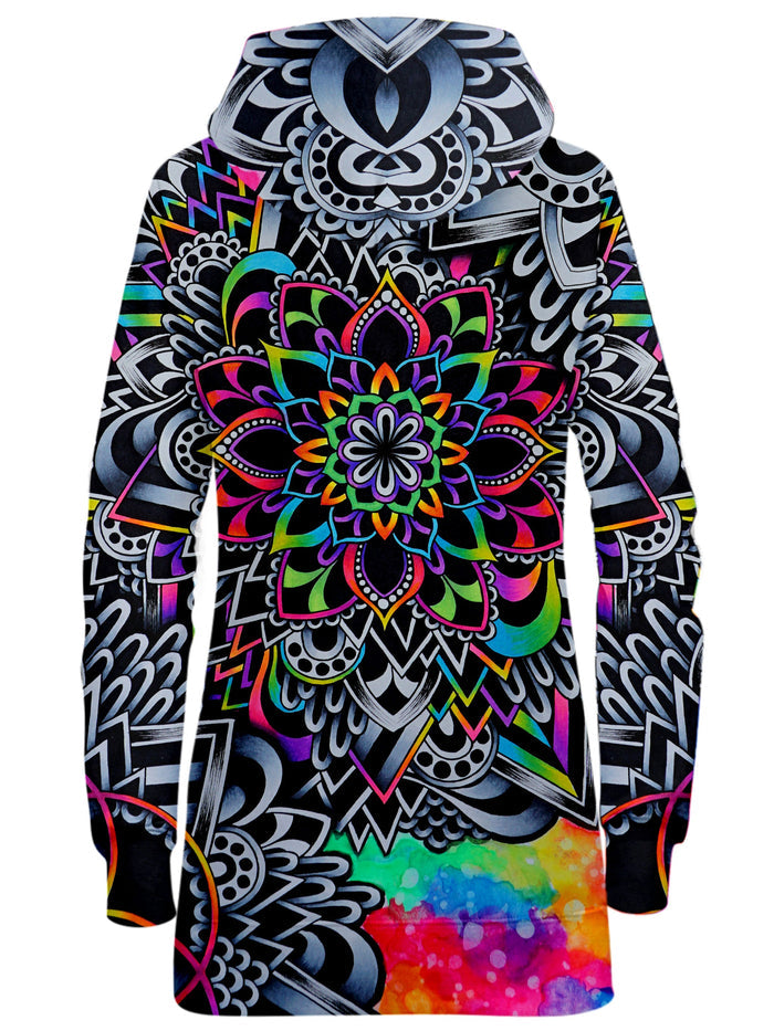 Mandala Vibez Hoodie Dress BrizBazaar Epic Hoodie