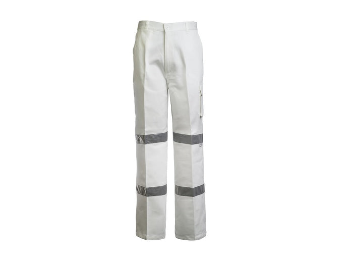 Modern Fit Cotton Drill Cargo Trouser With CSR Reflective Tape - WP3223