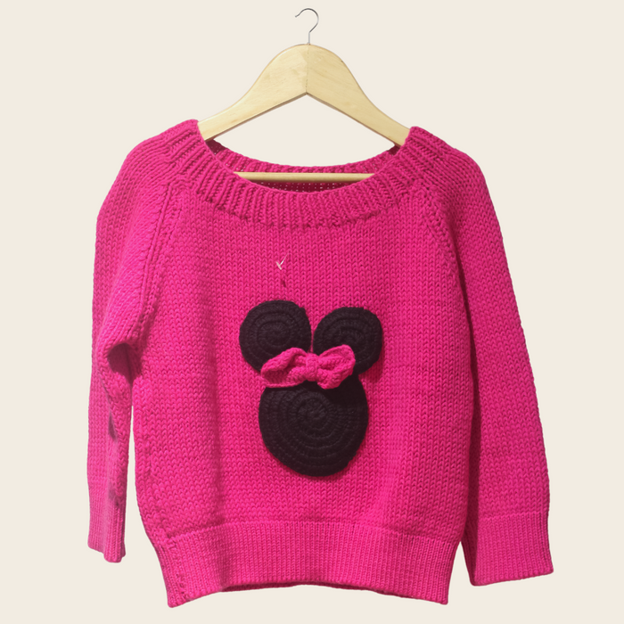 Momo Baby Cardigan | Handknitted 100% Wool, Allergy-Free, Timeless Design - Mojopanda Organic Store