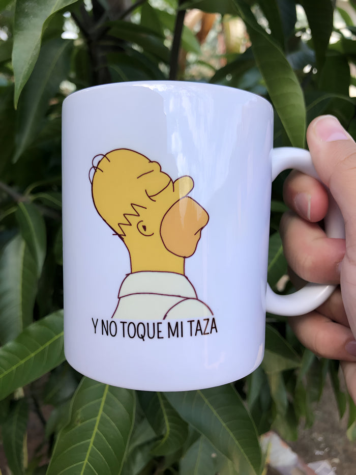 Mug Humour Cartoon Jaune - Déjà un Propriétaire