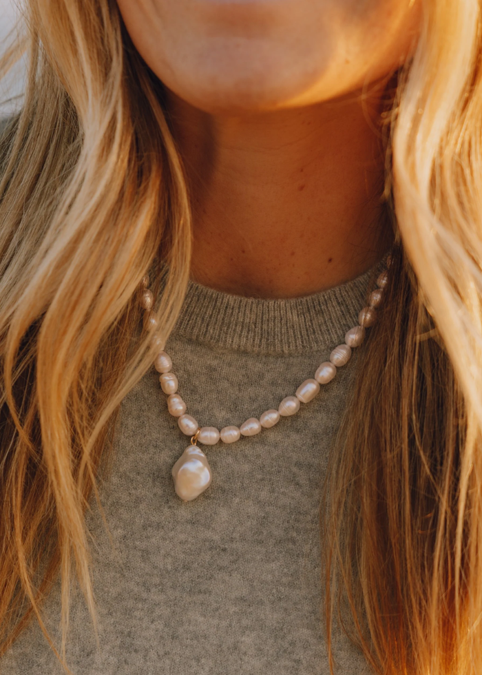 Pearl On Pearl Necklace