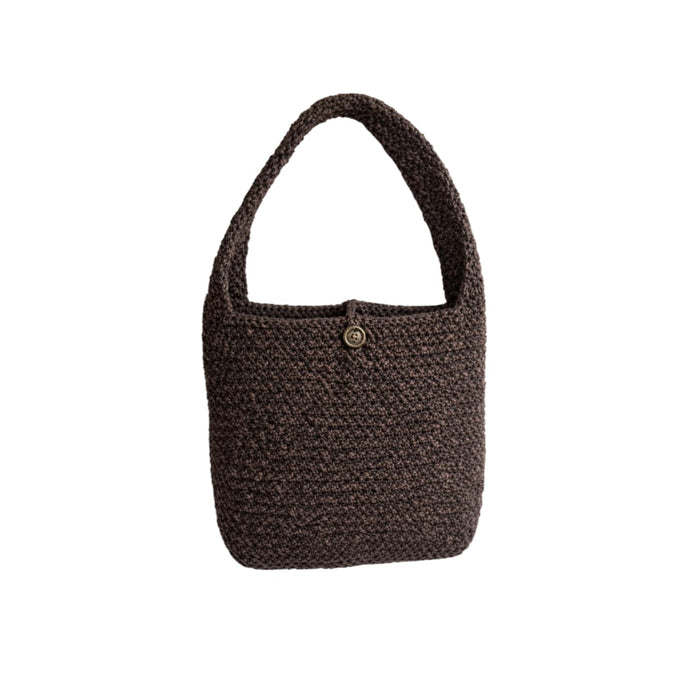 Sheep Wool Tote Bag 100% Organic I– Grey & Black (3/5 / 24 Micron) - Mojopanda Organic Store
