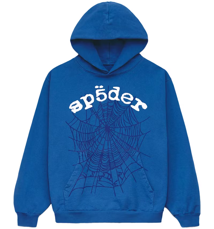 Sp5der Legacy Web Hoodie "Blue"