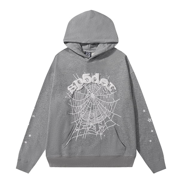 Sp5der OG Logo Hoodie "Grey"