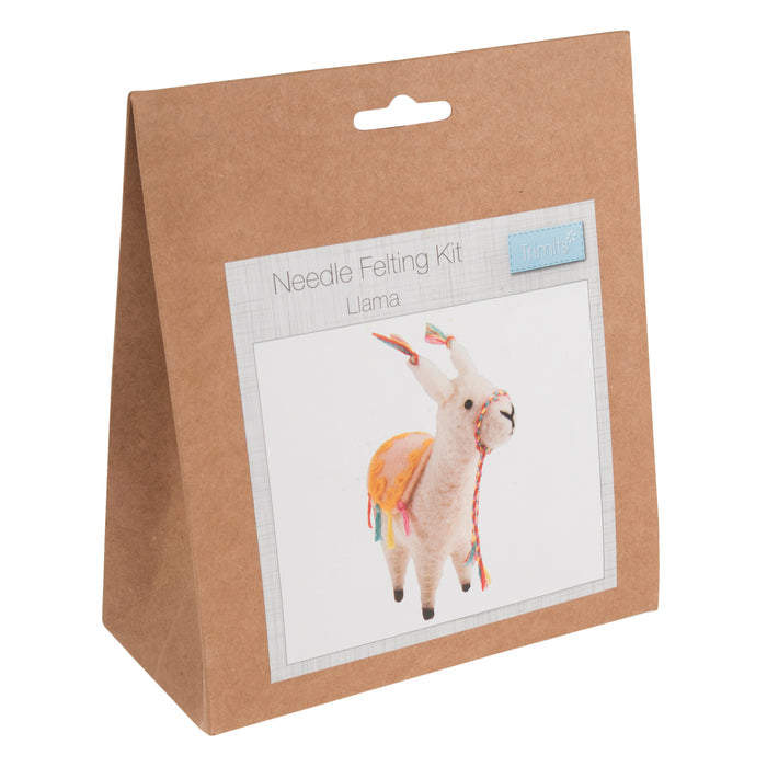 Trimits Needle Felting Kit Llama, 9x11.5cm, Includes Wool, Needle, Polystyrene Shapes, Instructions