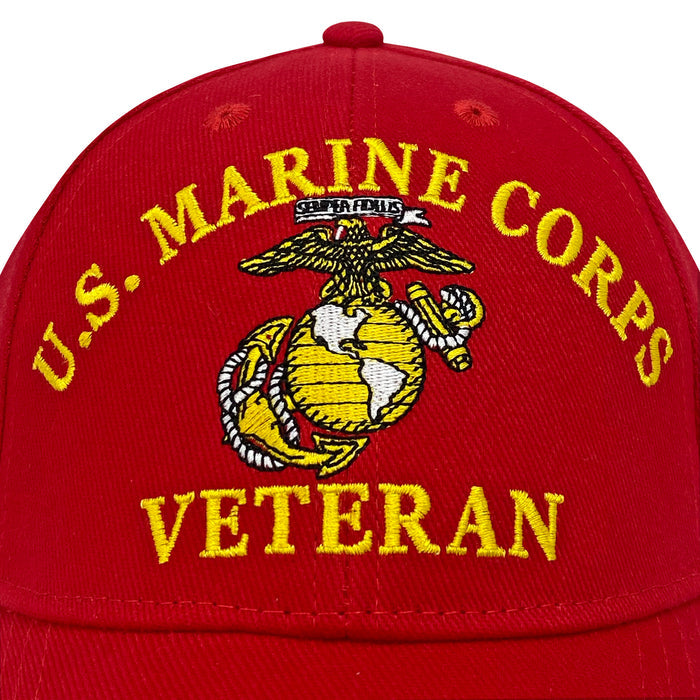 U.S. Marine Corps Veteran Hat (Red)