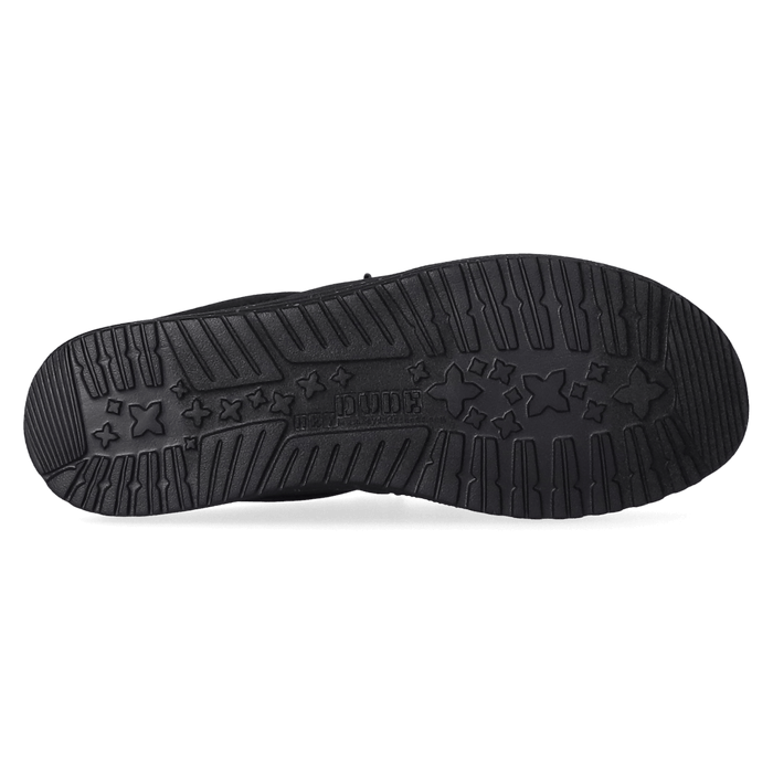 Wally Slip Canvas Heren Instappers Black/Black