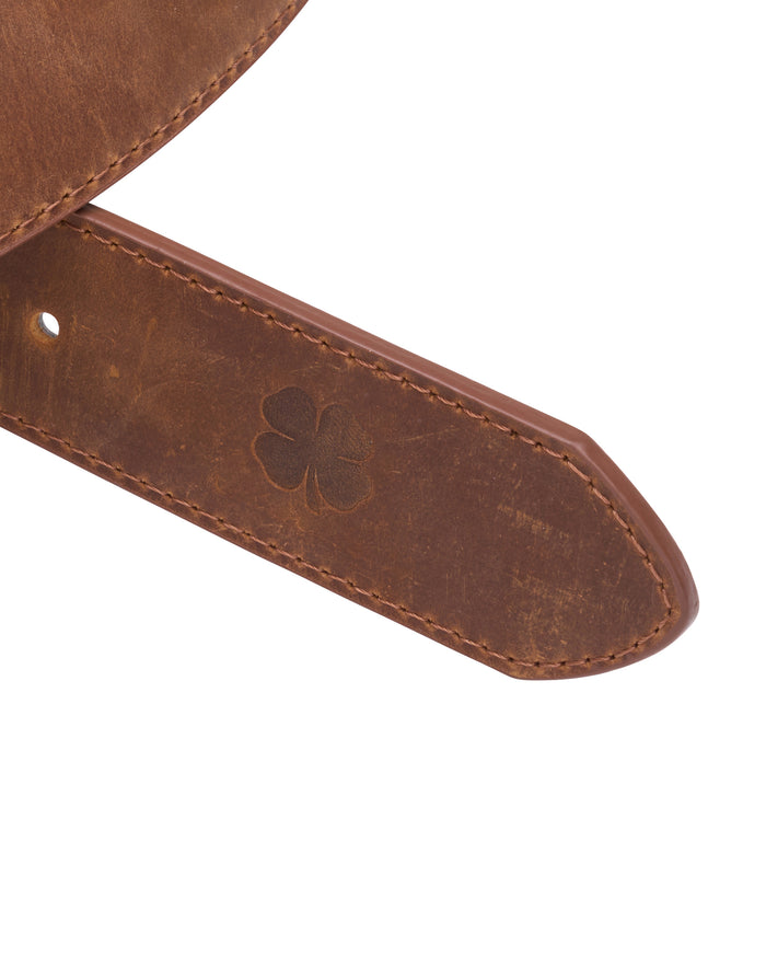 Waxed Leather Belt