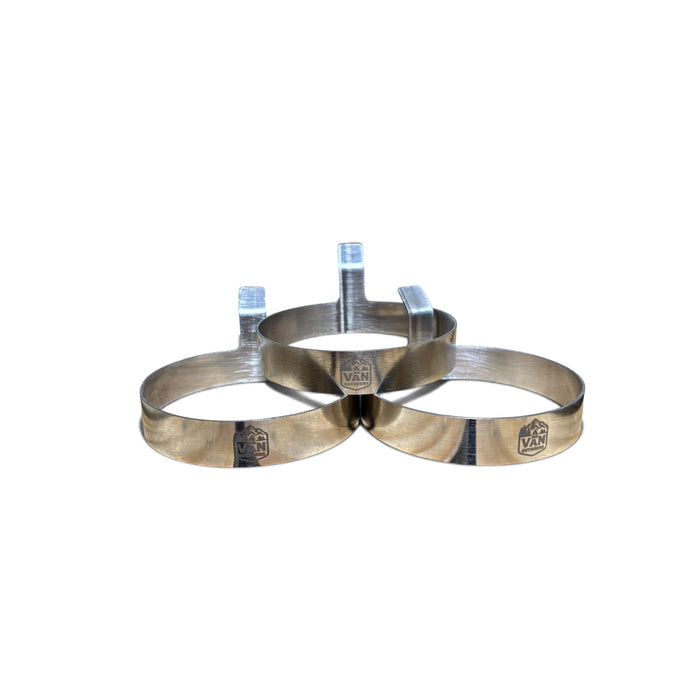 4 Stainless Steel Egg Rings