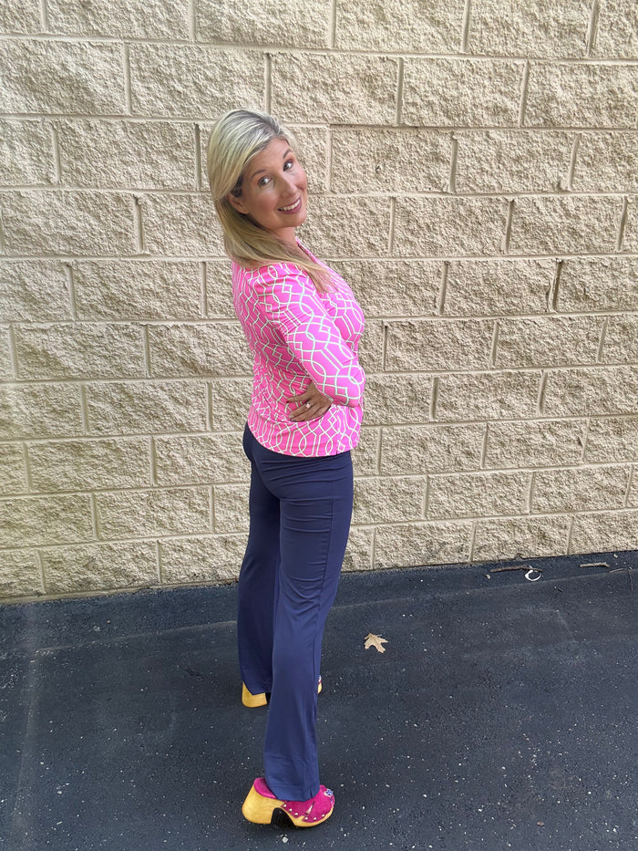 Lulu B Navy Palazzo Pant