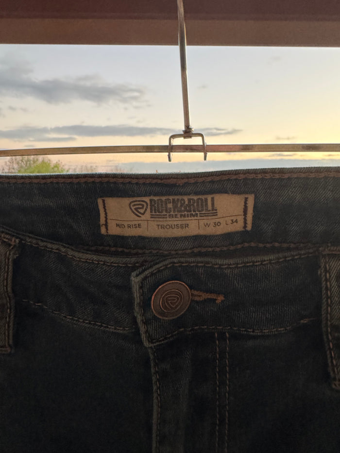 ROCK & ROLL COWGIRL TROUSER JEANS 30/34
