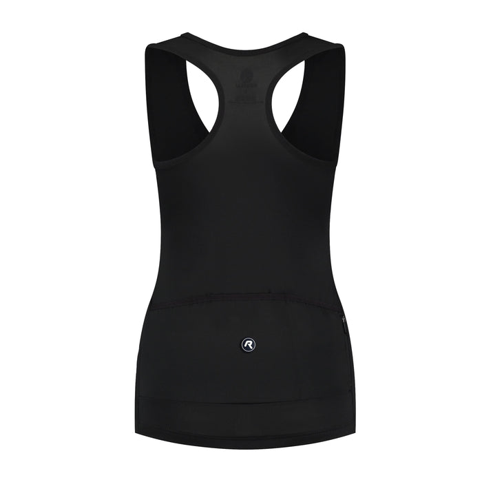 Rogelli Abbey fietsshirt dames zwart korte mouw achterkant.
