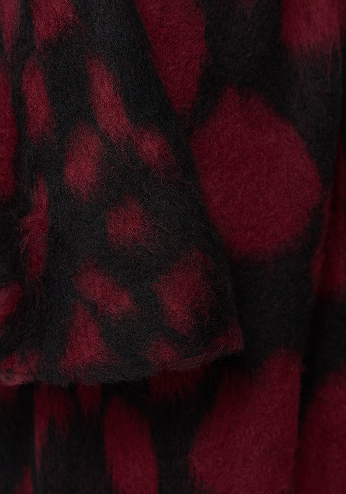 Adder Scales Jacquard Longline Cardigan