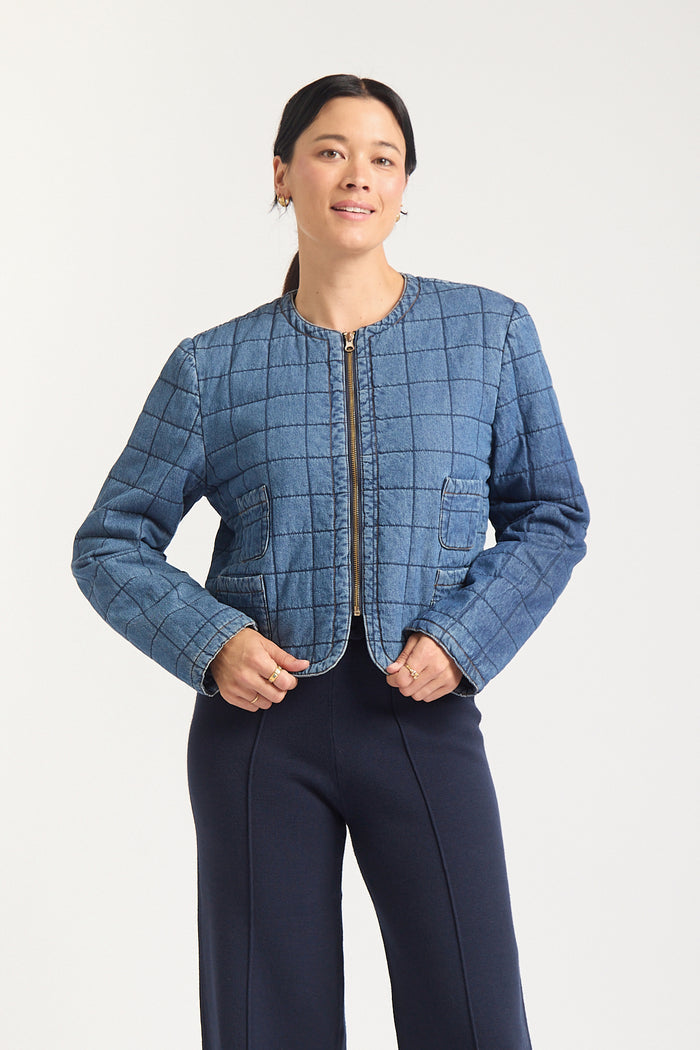 Agnes Jacket In Denim