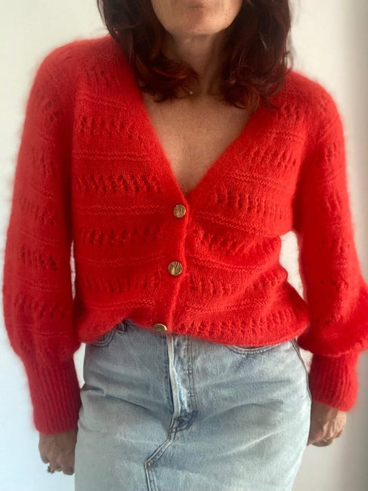 Air Vibe Cardi by Knit your Vibe, No 10 knitting kit Knitting kits Knit Your Vibe