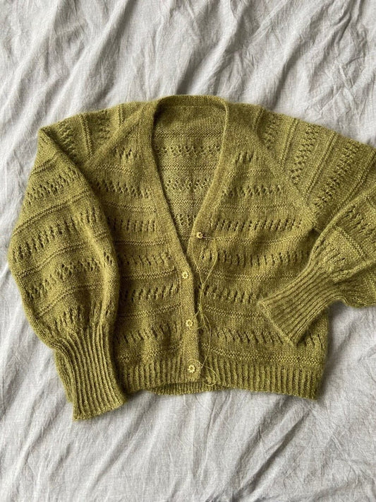Air Vibe Cardi by Knit your Vibe, No 12 + silk mohair knitting kit Knitting kits Knit Your Vibe