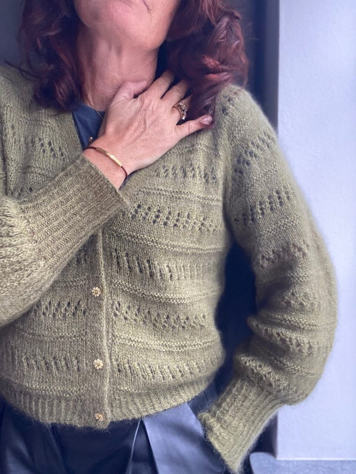 Air Vibe Cardi by Knit your Vibe, No 12 + silk mohair knitting kit Knitting kits Knit Your Vibe