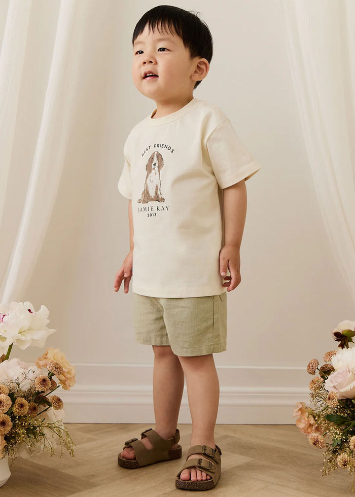 Ali Linen Short - Lichen