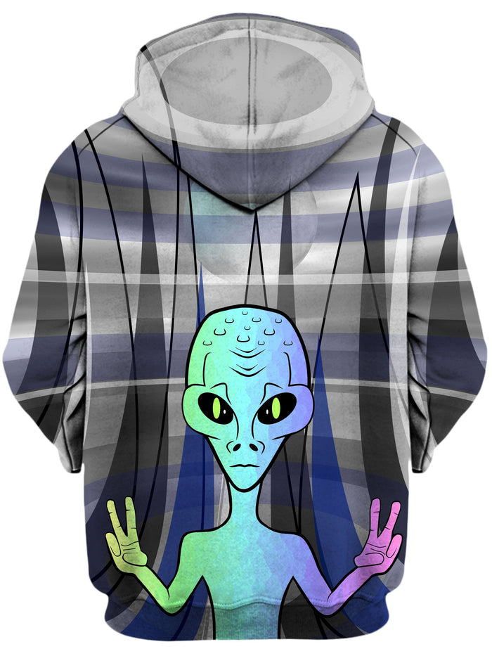 Alien Arrival Unisex Hoodie Sartoris Art Epic Hoodie