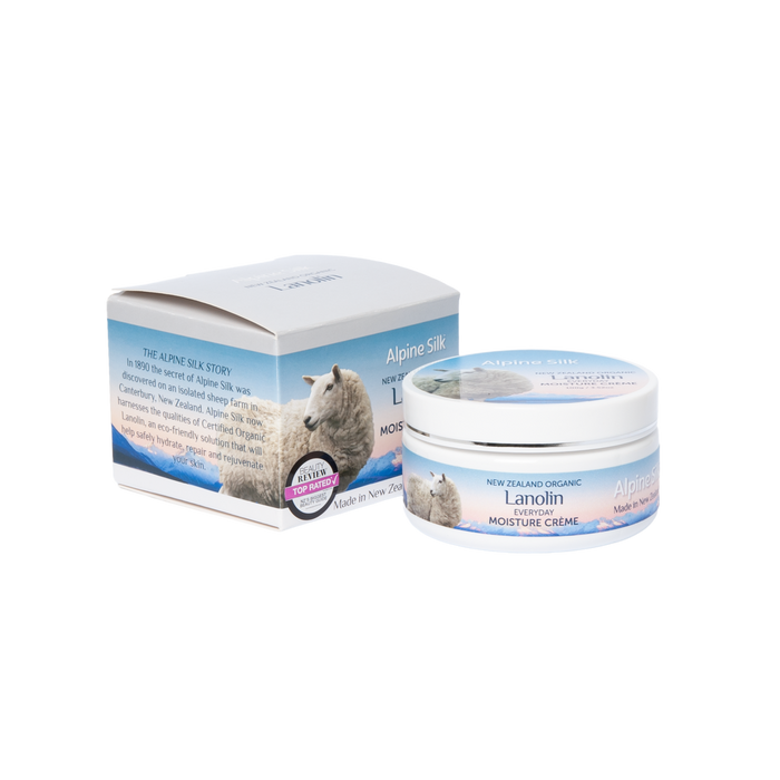 Alpine Silk - Organic Lanolin Everyday Moisture Creme 100g