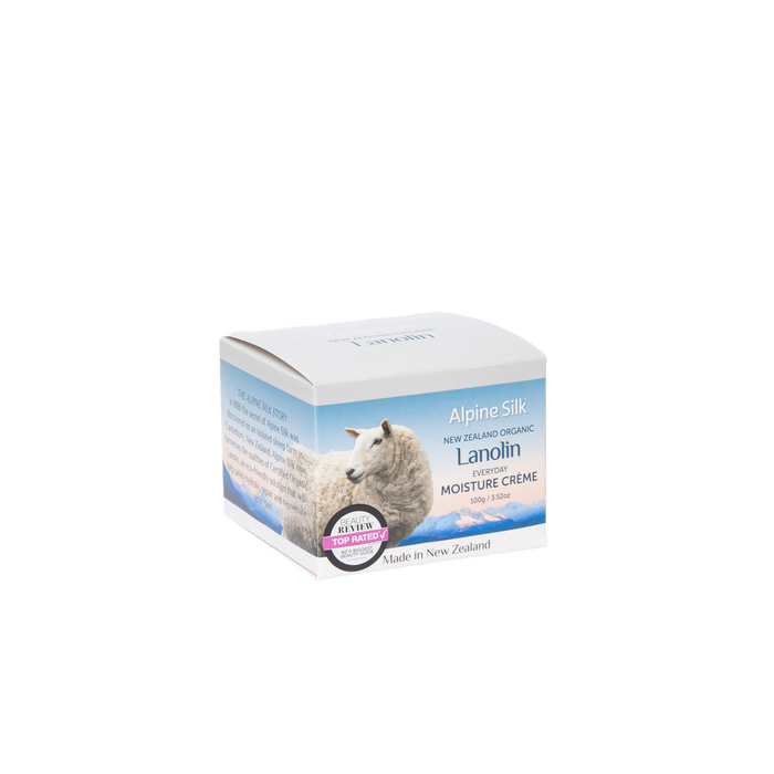 Alpine Silk - Organic Lanolin Everyday Moisture Creme 100g