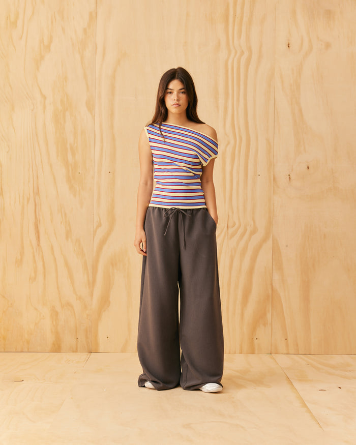 ANDIE SUIT PANT CHARCOAL