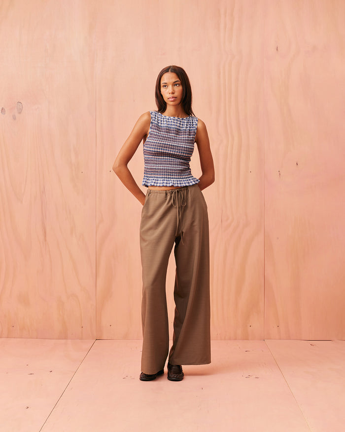 ANDIE SUIT PANT DONKEY SUITING