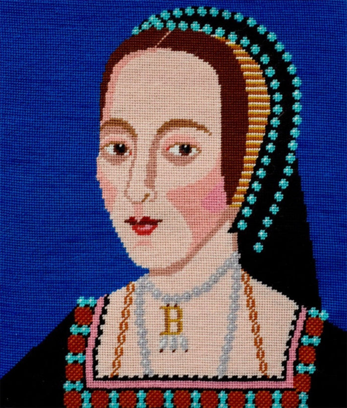 Anne Boleyn Tapestry Printed Canvas Kit, Emily Peacock