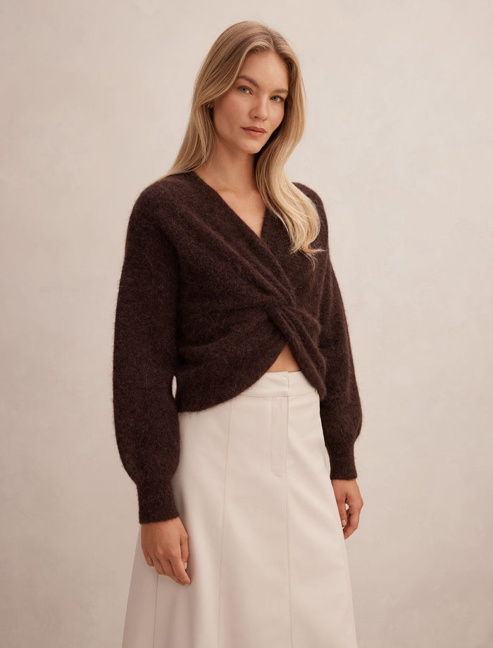 Arianne Twist Front Sweater Forever New