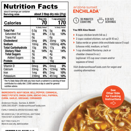 Arizona Sunset Enchilada Soup - SALE