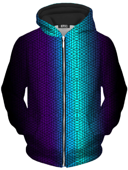 Ascension Cool Colors Unisex Zip-Up Hoodie Noctum X Truth Epic Hoodie