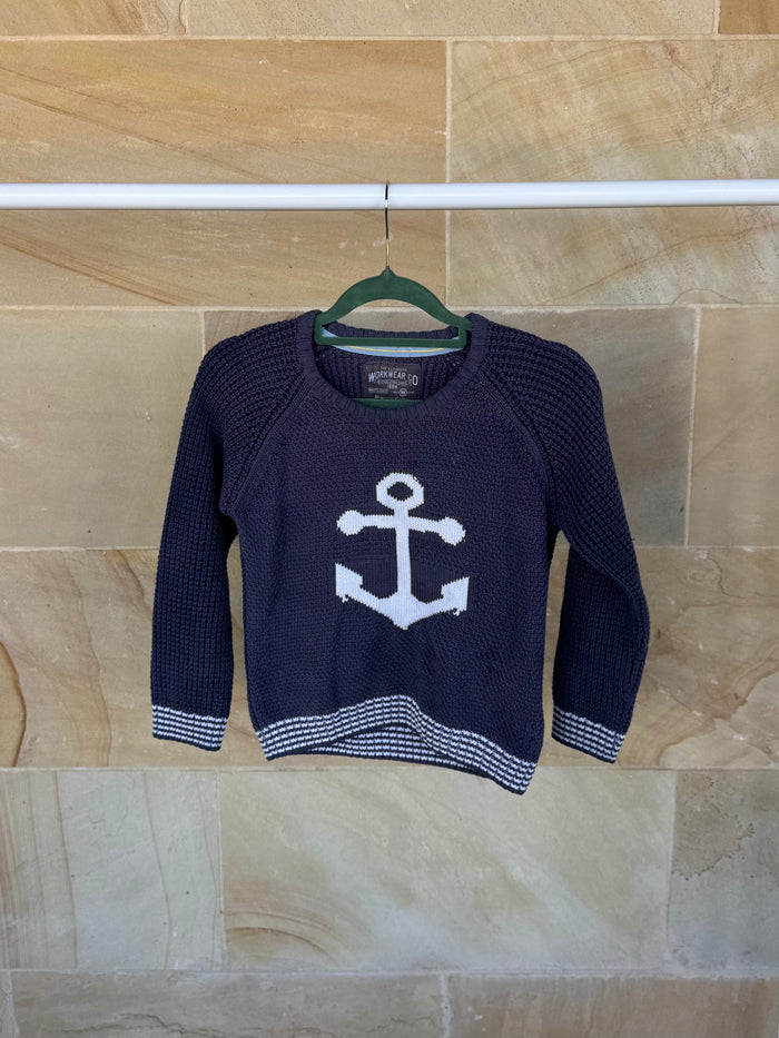 AUTHENTIC WORKWEAR CO HEAVYWEIGHT KIDS JUMPER 6-7